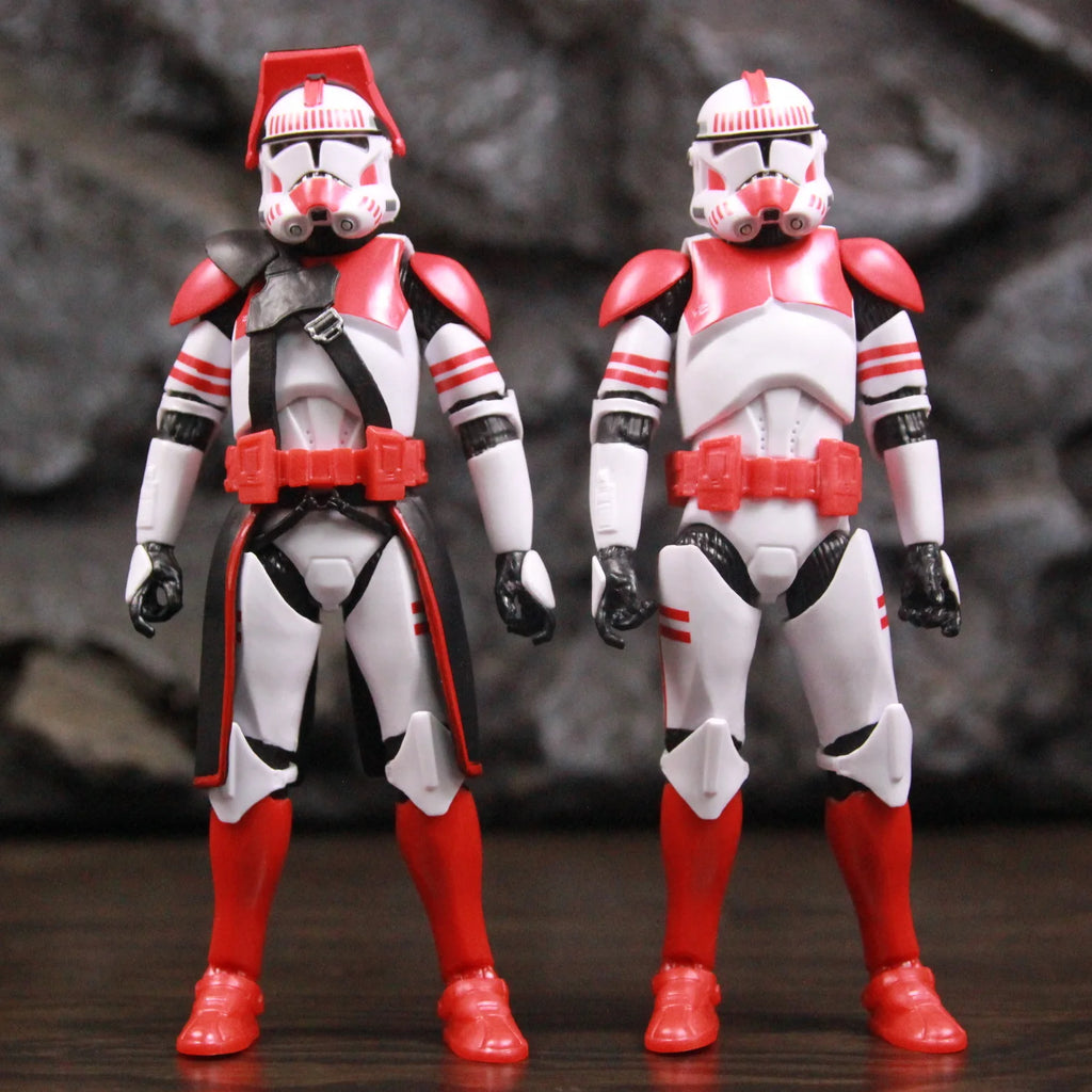 New Body - Star Wars Coruscant Guard Shock Trooper Combat Scout Squad Captain Leader 6" Action Figure The Bad Batch Clone Toys
