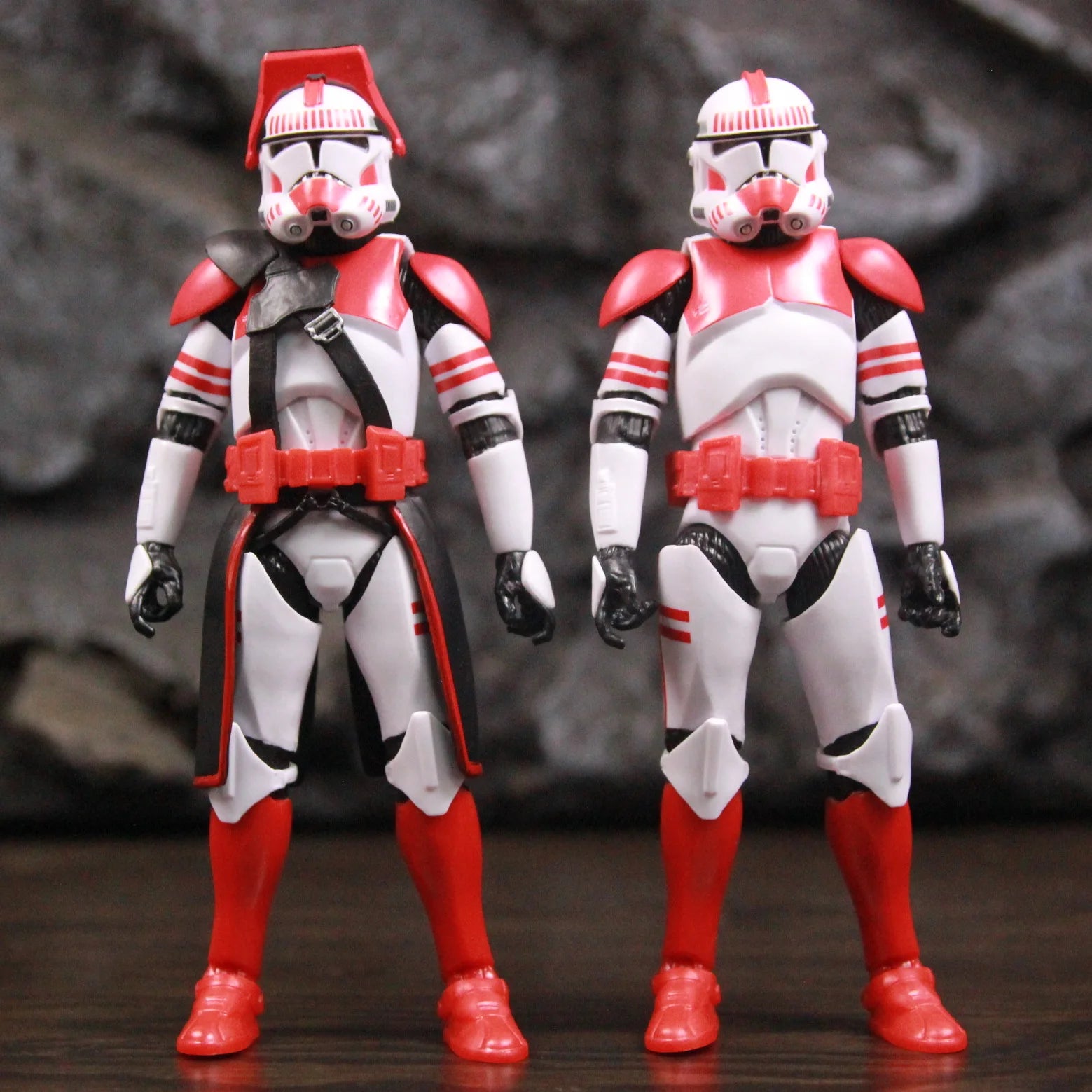 New Body - Star Wars Coruscant Guard Shock Trooper Combat Scout Squad Captain Leader 6" Action Figure The Bad Batch Clone Toys