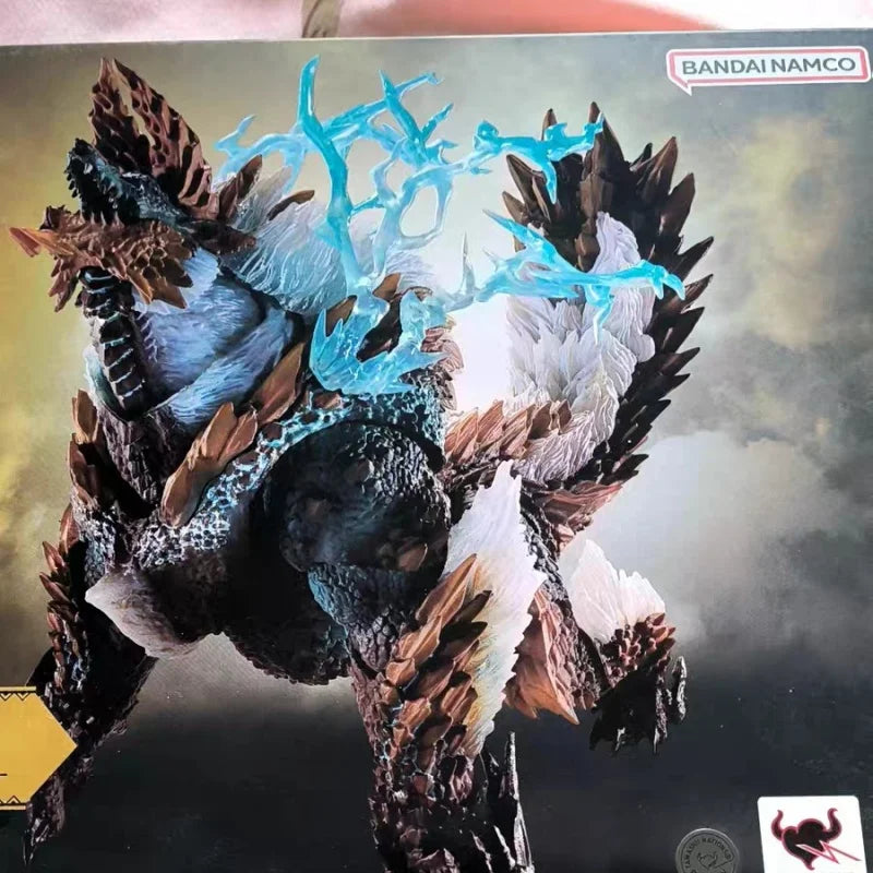 Bandai Original In Stock SHMonsterArts Monster Hunter Rise Anime ZINONGRE Action Figure Garage Model Doll Brand New Boxed Gift