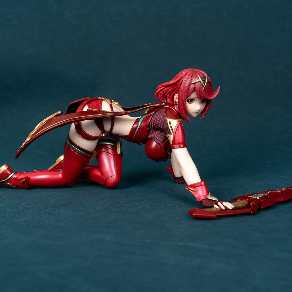 15cm Xenoblade Chronicles 2 Homura Lie Down Game Girl Figure Model Statue Boys Collection Desktop Decoration Ornament Toys Gifts