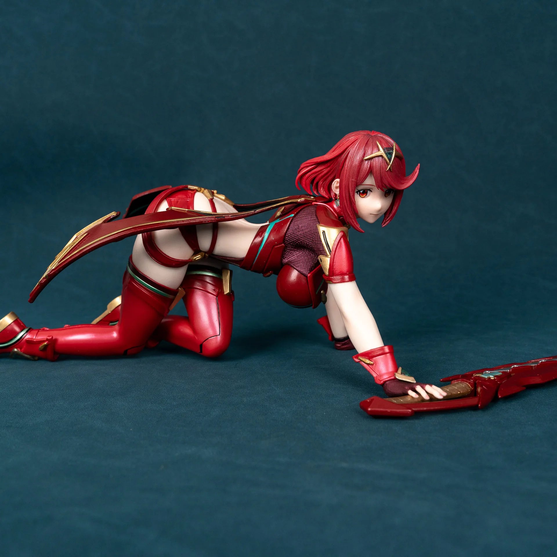 15cm Xenoblade Chronicles 2 Homura Lie Down Game Girl Figure Model Statue Boys Collection Desktop Decoration Ornament Toys Gifts