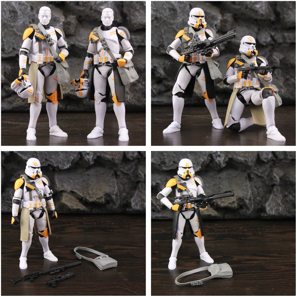 Star Wars 212th Attack Battalion 2nd Airborne Company Sniper Trooper 6" Action Figure Custom Doll Model Clone Toys