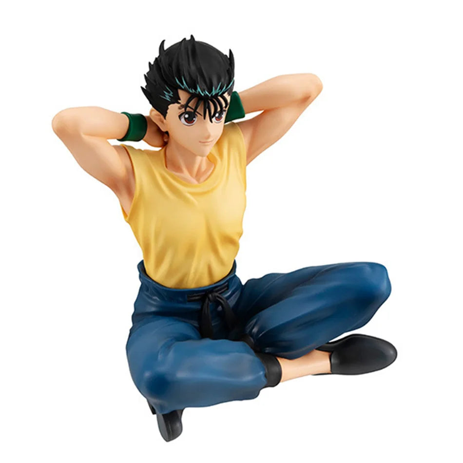 YuYu Hakusho Anime Figure Toys 8cm 2Pcs Set Urameshi Yuusuk Kurama  Minamino Shuuichi Action Figure Pvc Model Doll Children Gift