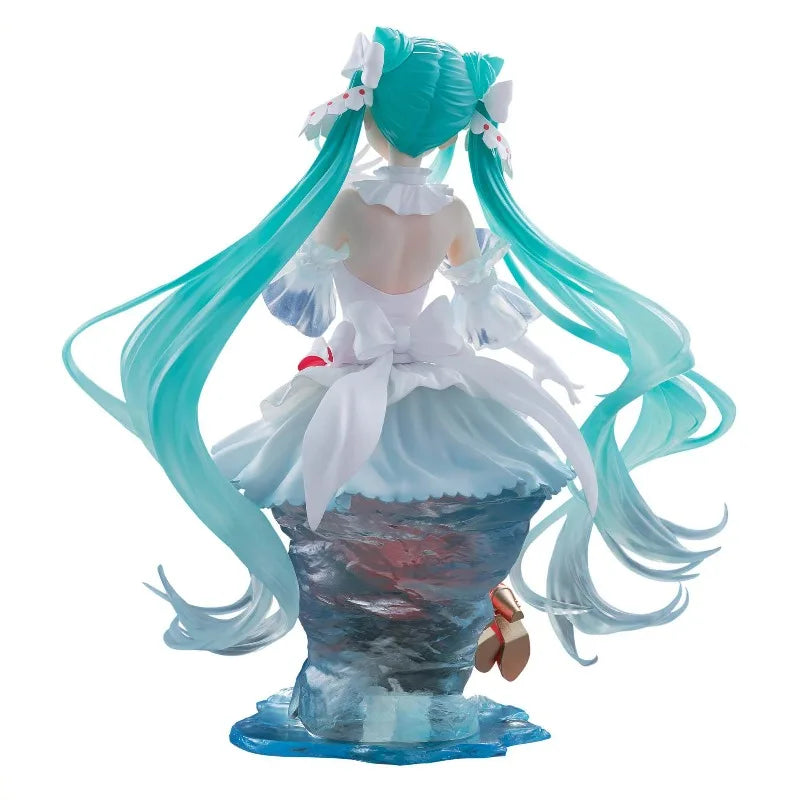 BANDAI miku BPEV EVOLVE Sea Angel 100% Original genuine 180mm PVC Action Anime Figure Model Toys Figure Collection Doll Gift