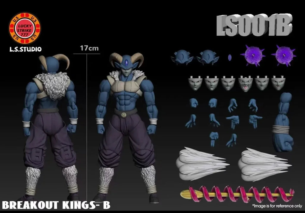 IN STOCK 17cm LS Studio Dragon Ball Action Figure MORO breakout King Anime Figures PVC Statue Collection Model Custom Gifts Toys