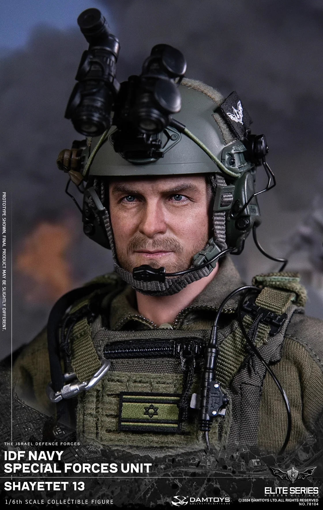 DAM 78104  1/6 Scale Soldier Set Model 12''Israeli Defense Forces Navy IDF