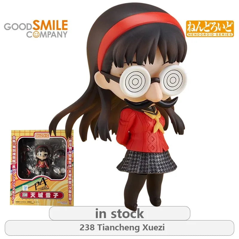 GSC Original Nendoron Persona 4 Series Tiancheng Xuezi\256 Little Bear Anime Action Figure Model Toys Ornaments Gifts Fo Boys