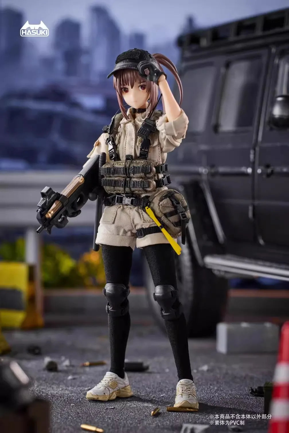 HASUKI PA006 1/12 Female Soldier Pocket Art Guard Full Set 6'' Action Figures Model Toy In Stock