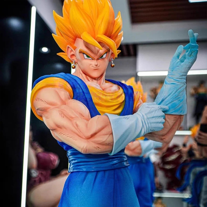 50cm Jt Dragon Ball Anime Figure Double Kings Vegetto Gogeta High Quality Gk Figurine Model Collection Model Ornament Gifts Toys
