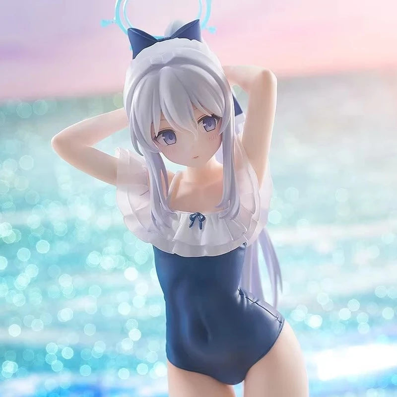 Hot Blue Archive Anime Figurine Moon Snow Rabbit1 Game Character Sculpture Cartoon Collectible Model Toy Boy And Girl Gift