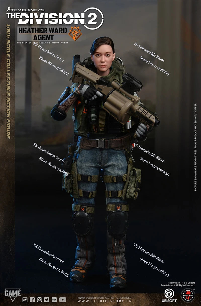 SoldierStory SSG009 1/6 Heather Ward Female Agent Action Figure Adventure Action Game Delicate 12" Female Soldeir Model Gifts