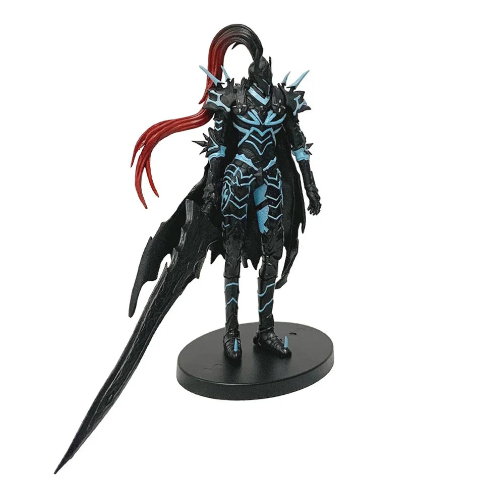21CM Comic Solo Leveling The Bloodred Knight CommanderYggdrasil Standing Figure Lgris Sung Jinwoo Action Figure Model Toys Gifts