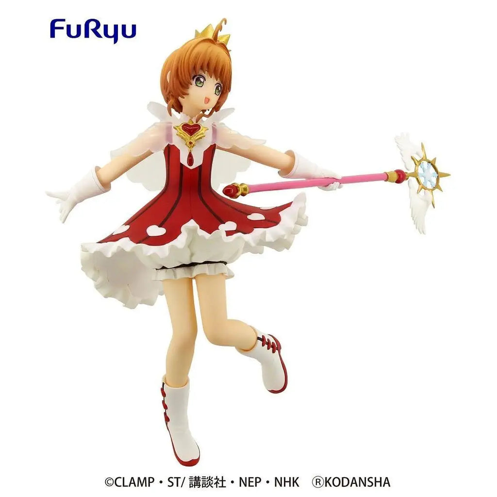 20cm Anime Figure Card Captor Kinomoto Sakura Model Figurines Genuine Lovely Girl Decorative Collectible Adult Kids Dolls Toy Gi