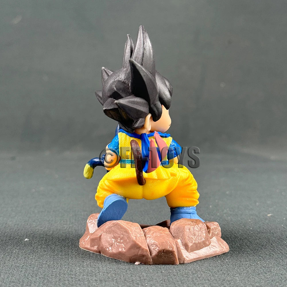 Anime Dragon Ball Z Figure Goku Figure Goku Embrace Pura 8.5cm PVC Anime Collectible Model Toys Gifts