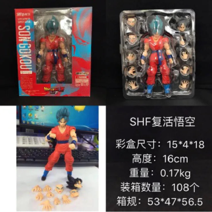 Bandai Dragon Ball Z Son Goku Figure SHF S.H.Figuarts Goku War Damage Super Saiya Anime Action Figures Model Toys Birthday Gift