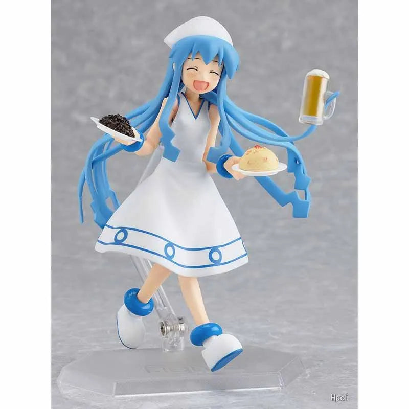 Authentic Ika Musume Collectible Figure 120mm Movable Proportional Model PVC ABS High Quality Anime Character Toy for Fans
