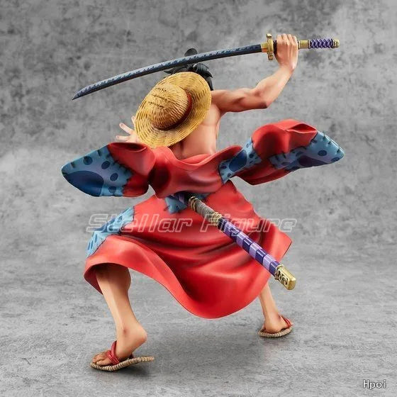 【SF】In Stock MegaHouse Portrait.Of.Pirates ONE PIECE Monkey D. Luffy 1/8 Scale Figures Model Collection Gift