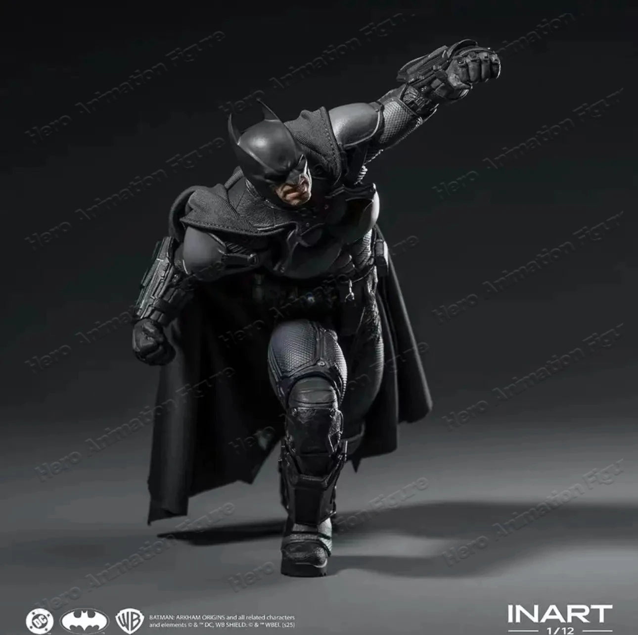 Out of stock INART "Batman: Arkham Origins" Batman 1/12 Action Figure Soldier Standard Edition