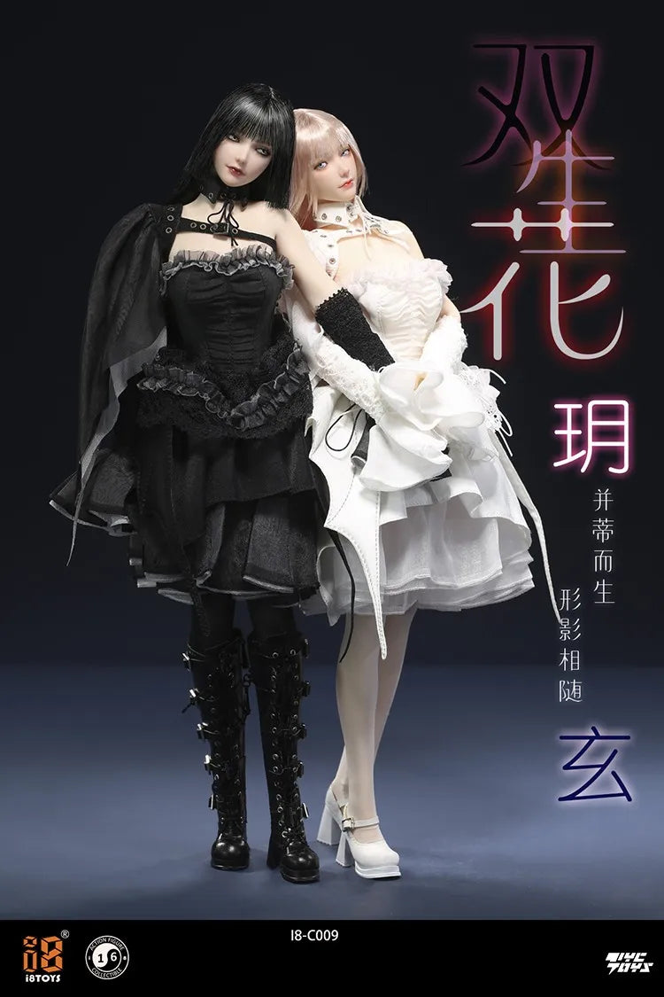 In Stock I8TOYS I8-C009 1/12 Scale Female Warrior Handsome  Twin Flowers Clothing Set Fit 6inch Action Figure Model Toys