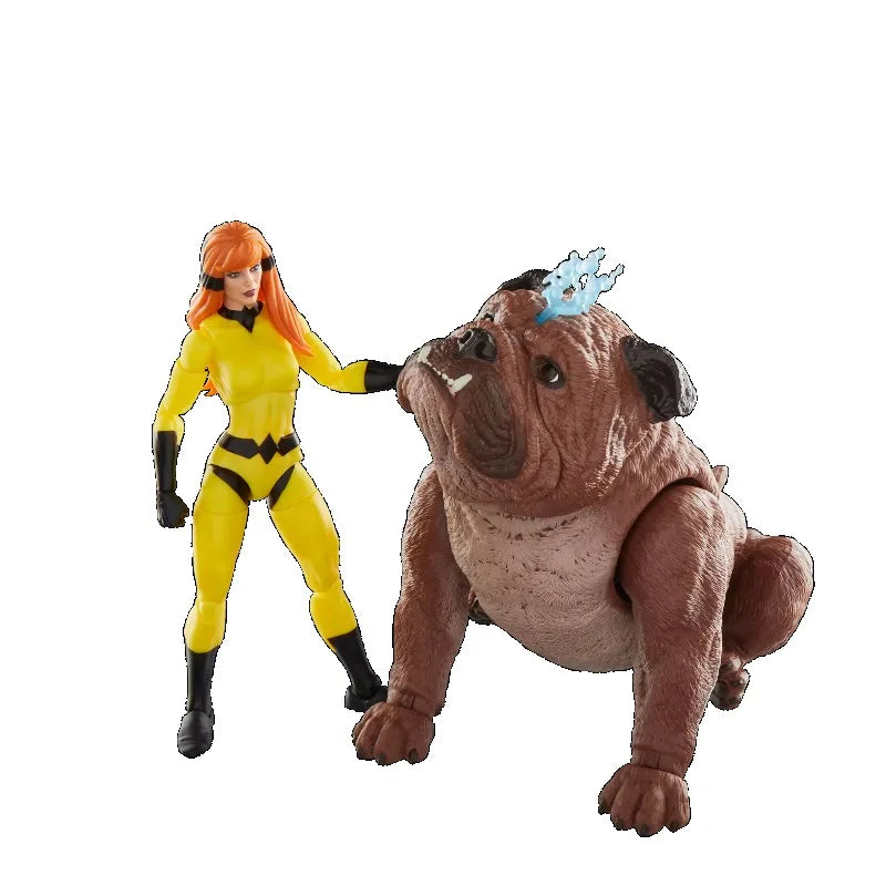 New Original Hasbro Marvel's Crystal and Lockjaw Action Figure Toys Gift Model