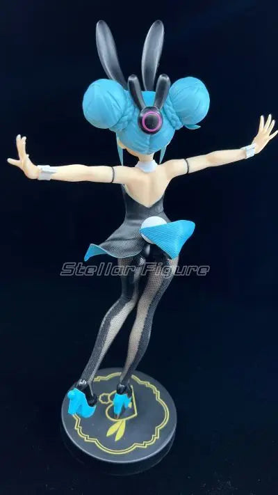 【SF】In Stock Original FuRyu BiCute Bunnies Piapro Characters Miku Black Bunny Girl WHITE Pink Pearlescent Wink Style Black