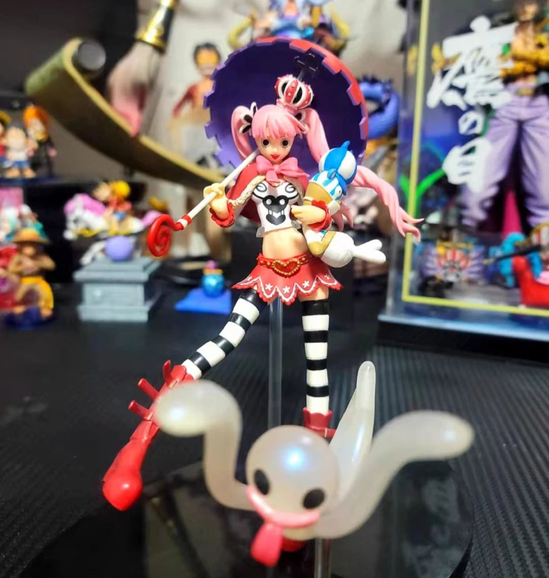 Brand New Genuine Bandai One Piece Anime Action Figures for Kids Banpresto Collectible Model Desktop Ornaments Perona Toys Gift