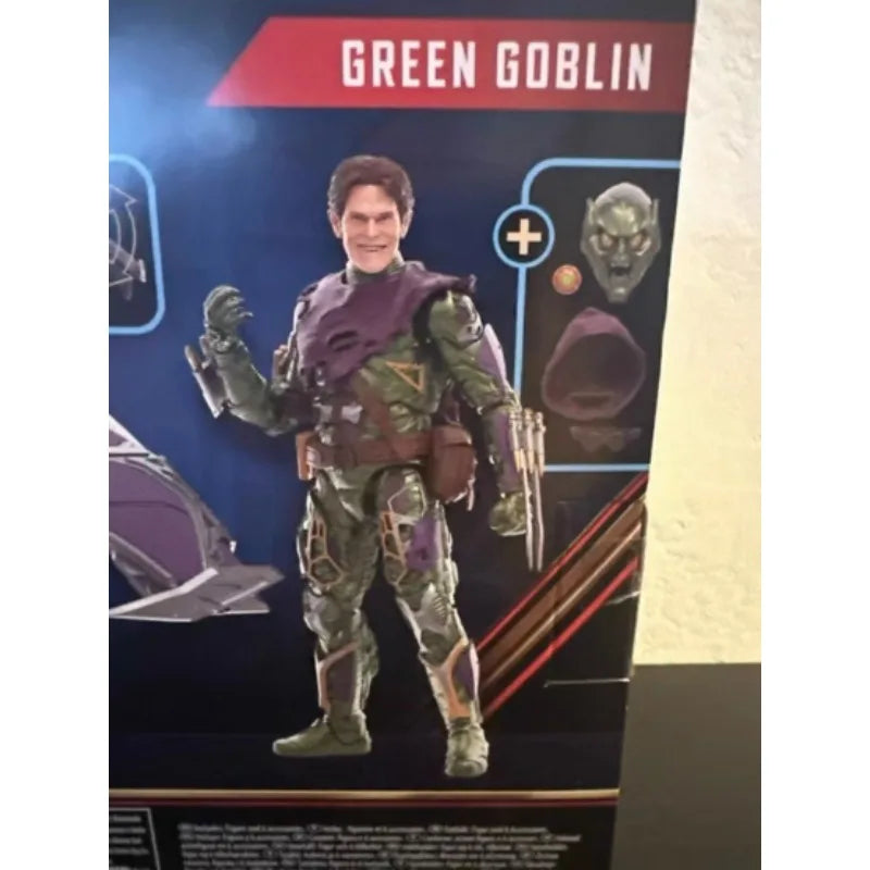 Original Hasbro Marvel Legends Series SPIDER-MAN No Way Home GREEN GOBLIN Anime Figure Toy Collection Gift