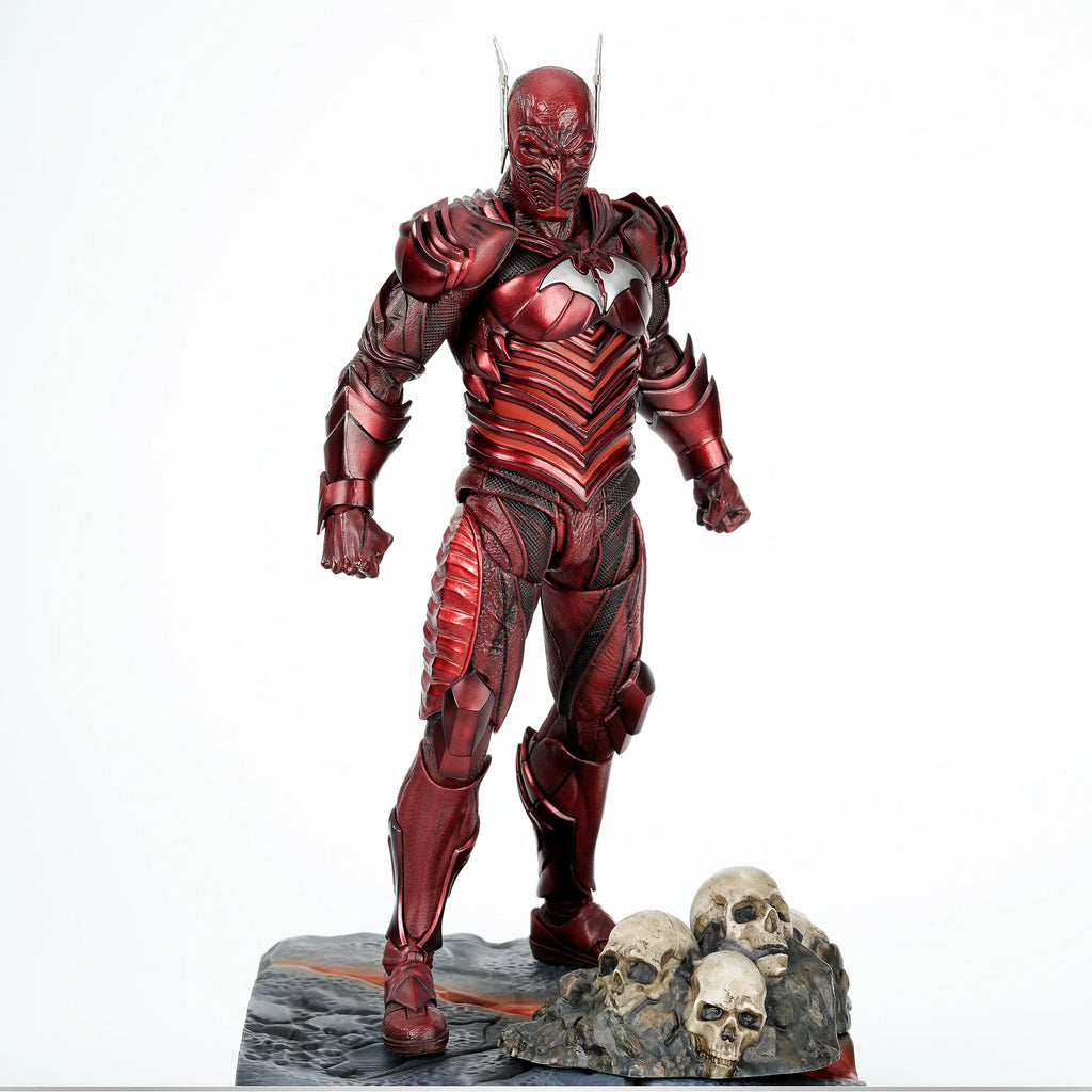Liangpin Manufacturing Red & Black Death Metal Upf Batman Movable Action Figure Wilderness Culture Collectible Handcraft Figurin