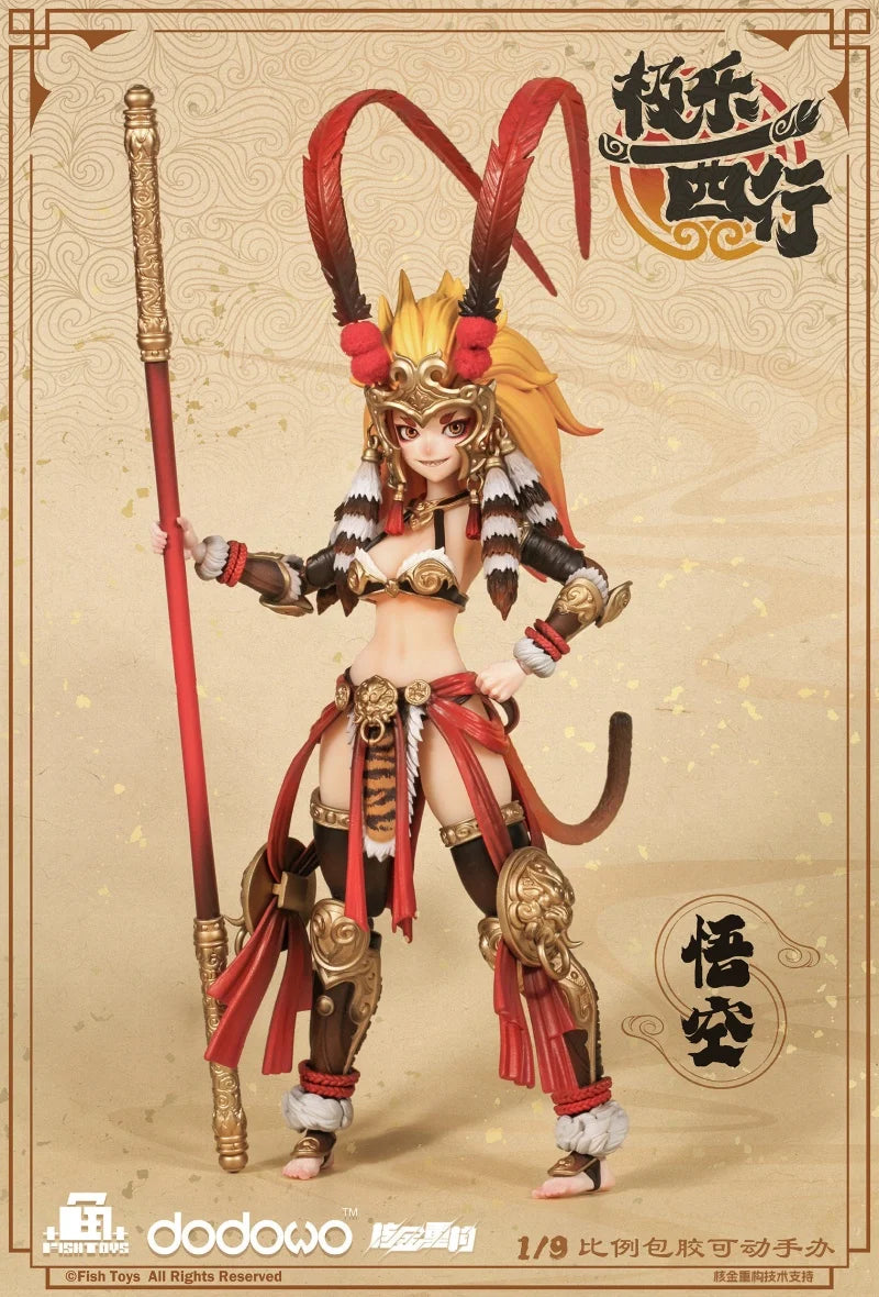 【Pre-Sale】 Dodowo X Fish Toys Journey to the West Wukong 1/9 Girl Action Model Collectible Figure Toys