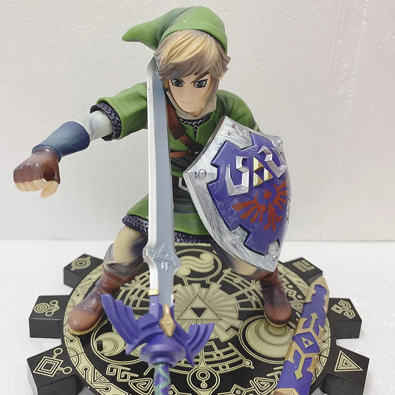 Anime Zelda Legend Figure Skyward Link Action Figure Master Sword Skyward Cool Doll Desktop Ornament Collection Gift For Child