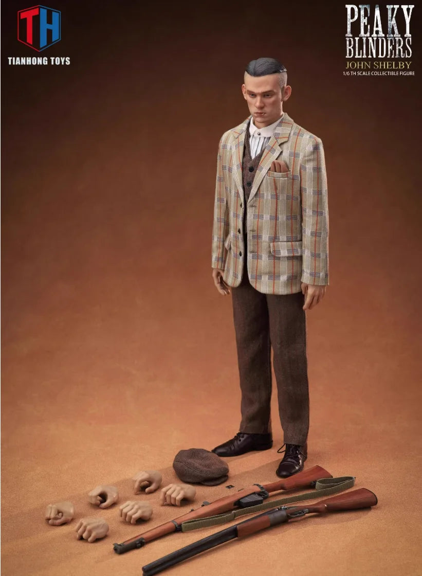 1/6 THTOYS THA002 Peaky Blinders John Shelby Civilia Action Figure Highly Detailed Collectible Poseable Doll Movie Products