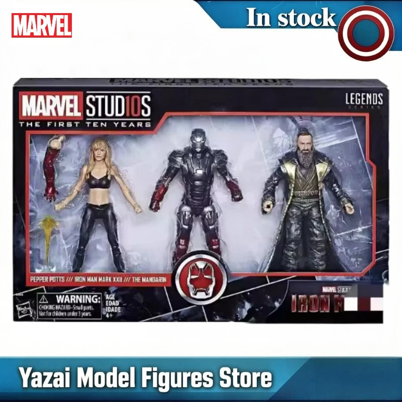 Original Marvel Legends Series PEPPER POTTS//IRON MAN MARX XXII//THE MANDARIN Action Figure Model Toys Gift