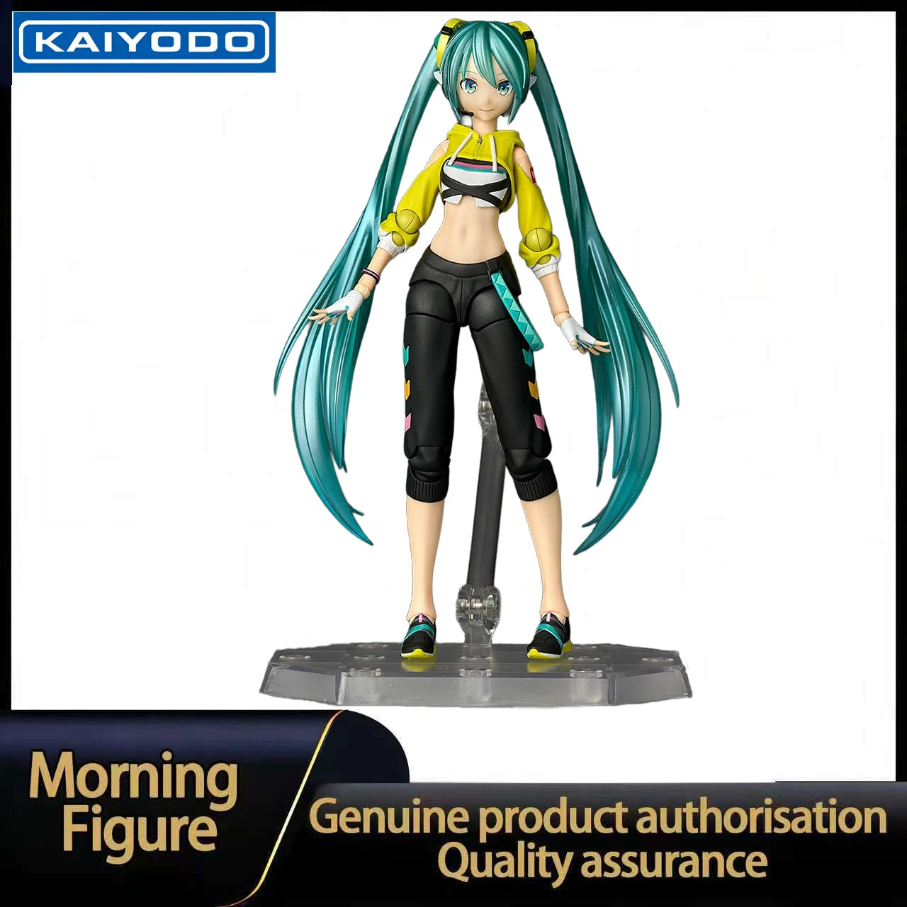 In Stock KAIYODO Revoltech Piapro Characters Hatsune Miku Fit Boxing Ver Action Figure Model Collection