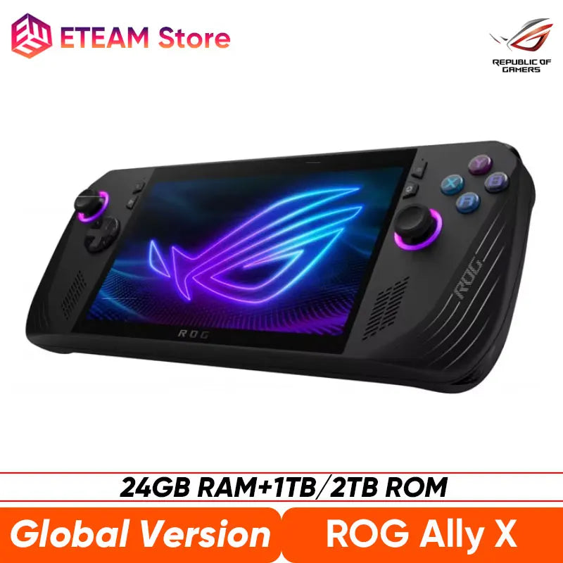ASUS ROG Ally X 7" FHD IPS 120Hz Gaming Handheld AMD Ryzen Z1 Extreme Processor Dolby Atmos Home Game Console