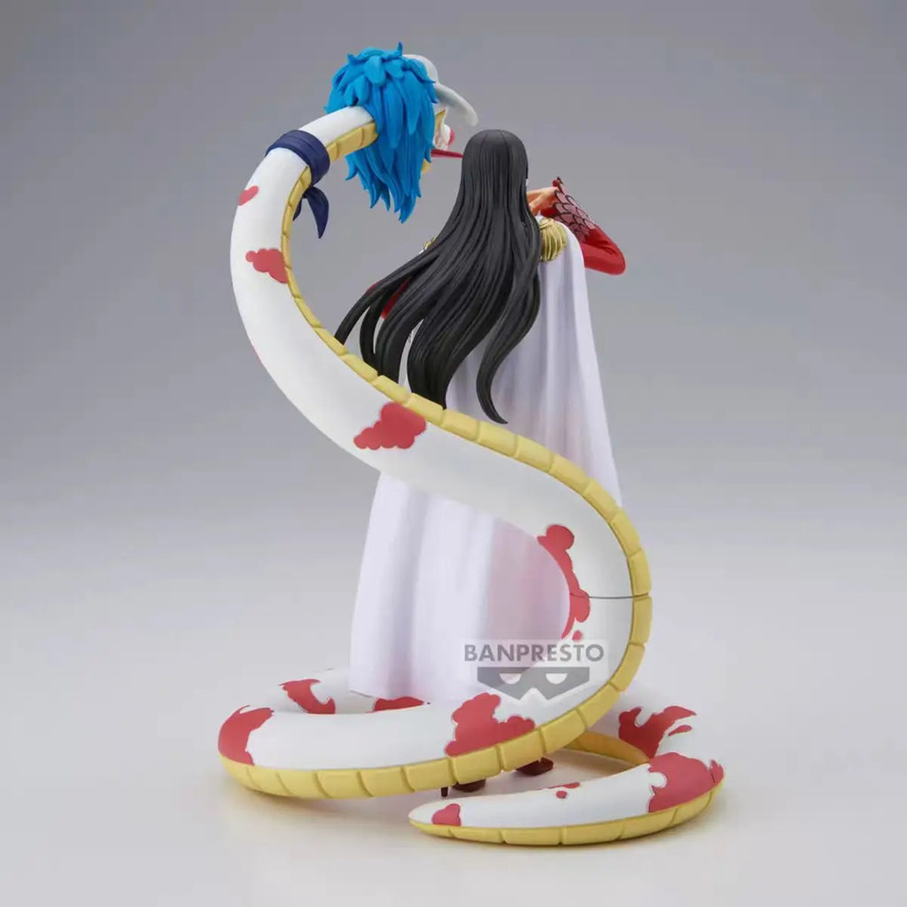 Neue One Piece Figur POP Snake Man Kaiserin Schlange Ji Han Cook Modell Desktop Dekoration Ornament Anime Handgefertigt
