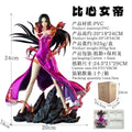 One Piece 24см Boa Hancock Аниме герой Модел GK Екшън фигурки Сърце Знак Статуя Периферна играчка Настолен орнамент Момче Подарък