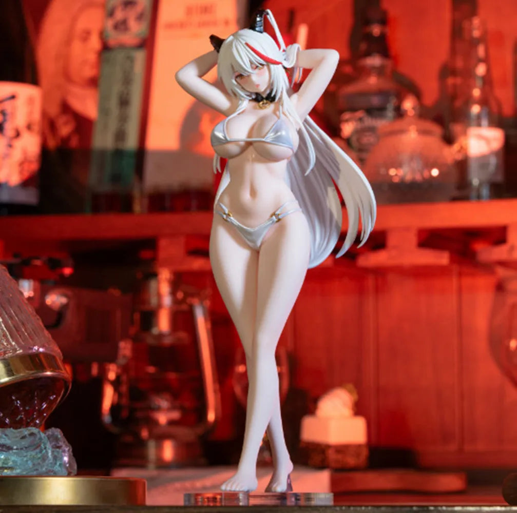 Game Azur Lane Figure KMS Ägir Action Figures Swimsuit Girls Figurine Pvc Doll Desk Decoration Statue Collection Model Toys Gift