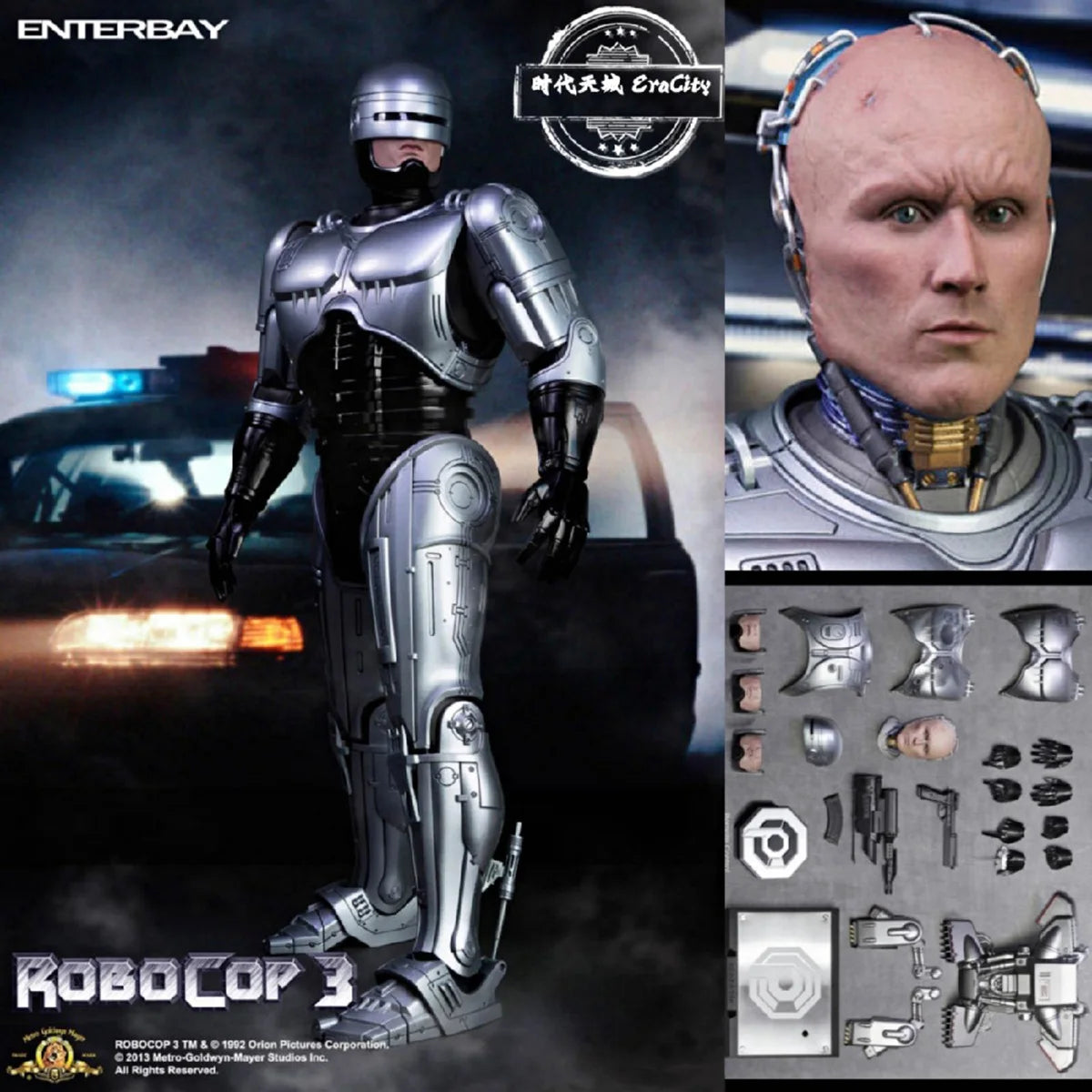 Original Enterbay EB 1/4 Murphy Mechanical Combat Police Robot Soldier Action Figure Model Collection Gift Model 48cm