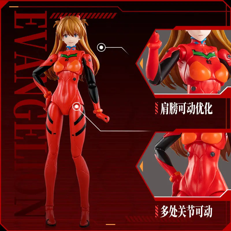 Original BLOKEES Neon Genesis Evangelion EVA-01 Miracle Edition Mari Rei Ayanami Battle Suit Anime Figure Toys Halloween Gift