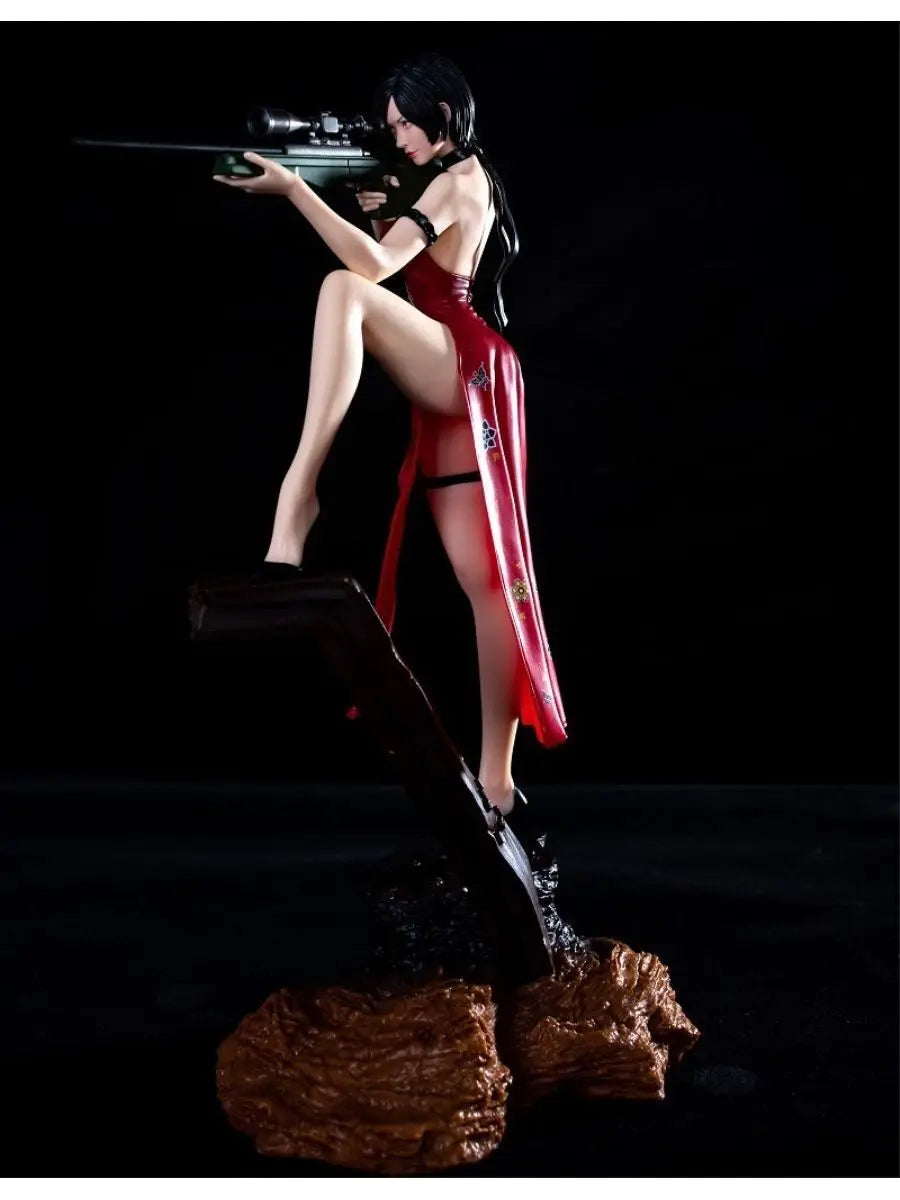Anime Figure Toy 36cm Ada Wong Biohazard Girls Figure Game Action Figures Collectible Statue Doll Birthday Toy Gift Pvc Gk Model
