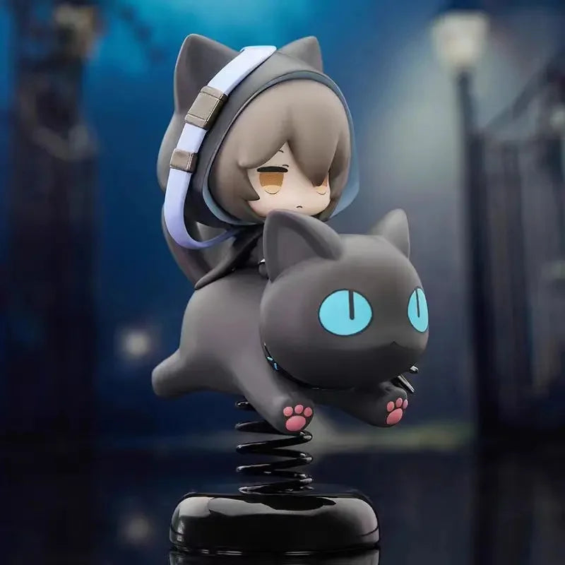 Hot Sale APEX-TOYS Arknights Happy Shake Phantom Q-version 10CM PVC Wobbler Anime Figure Collectible Gift Box for Boys Fans