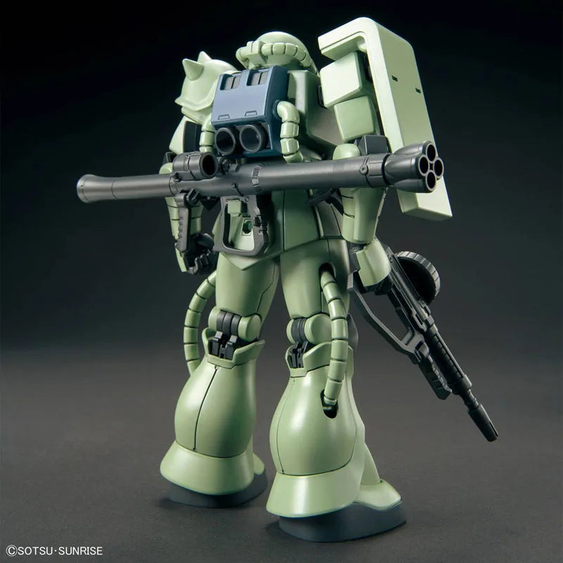 Bandai Original Genuine Figure Gundam Model Kit Anime Figures HGCE 1/144 MS-06 Zaku II Collection Model Action Figure Toys Gifts