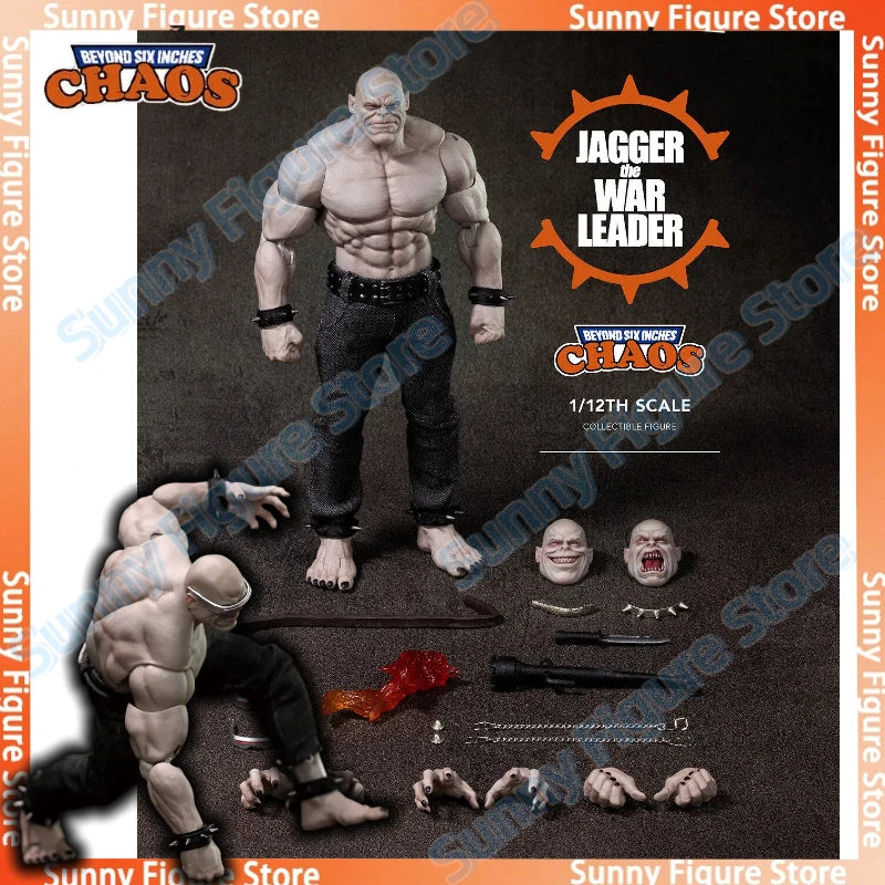 In Stock CHAOS Studio CHAOS 003 Jagger The War Leader 1/12 Action Figure Figurine Collectible Model Custom Toys Gifts