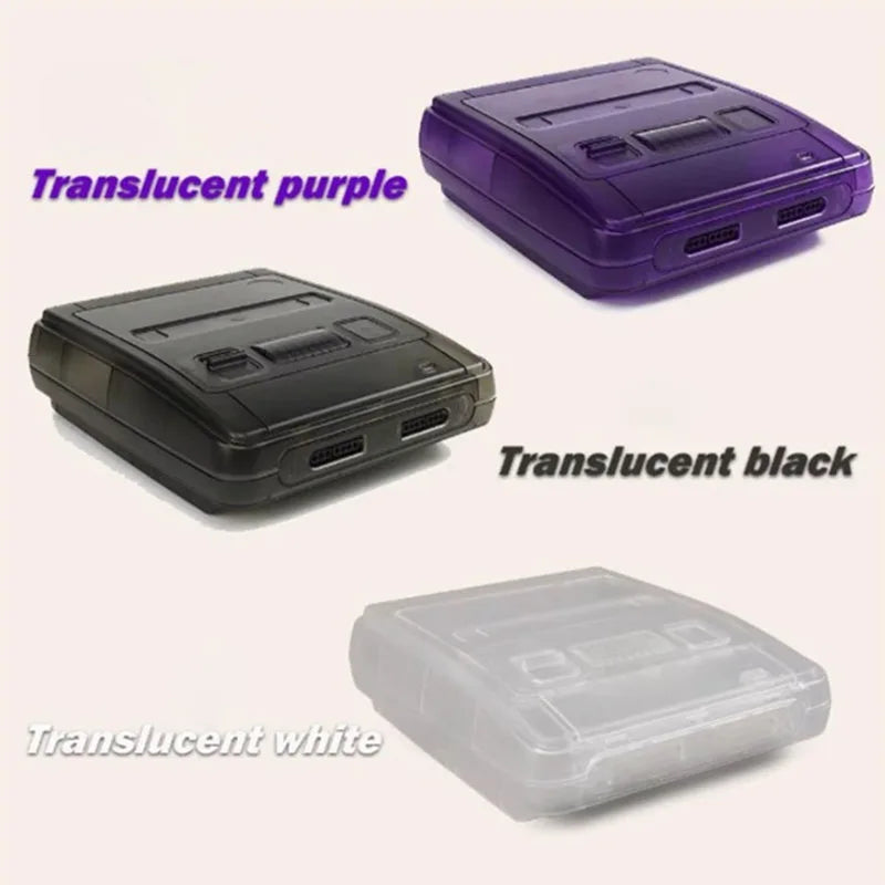 New SFC game console shell SFC console replacement shell High quality SFC semi transparent shell For Super Famicom Console
