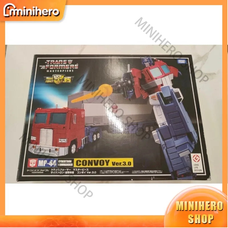 Original Takara Tomy Transformers Masterpiece MP-44 Optimus Prime Ver 3.0 MP44 Convoy Action Figure Anime Model Toys Collection