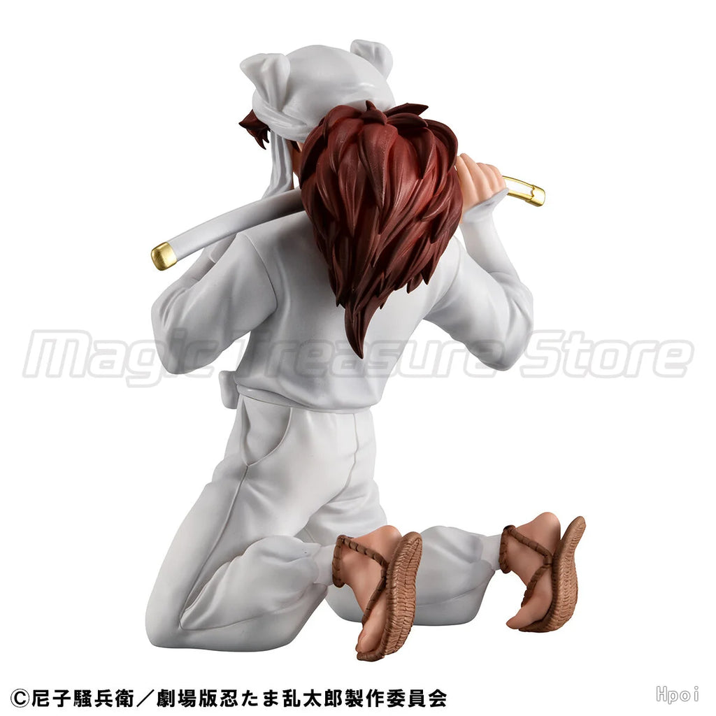 【MT】Original MegaHouse GEM Nintama Rantaro Invincible Master of The Dokutake Ninja Heavenly Ghost in The Palm Figure Toy