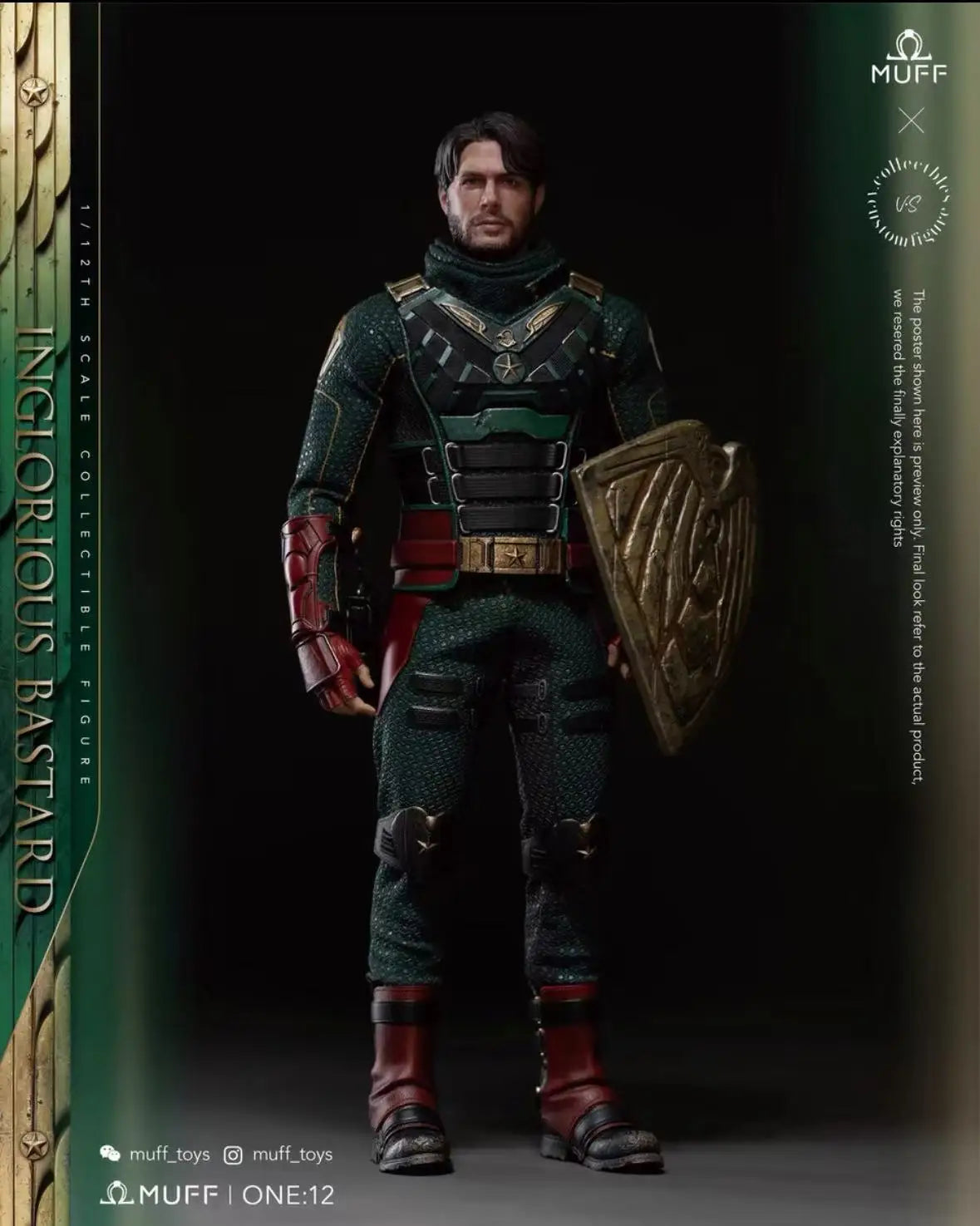 MUFF V.collectibles 1/12 Super Soldier MF08 High Quality Action Figure Gift Collection