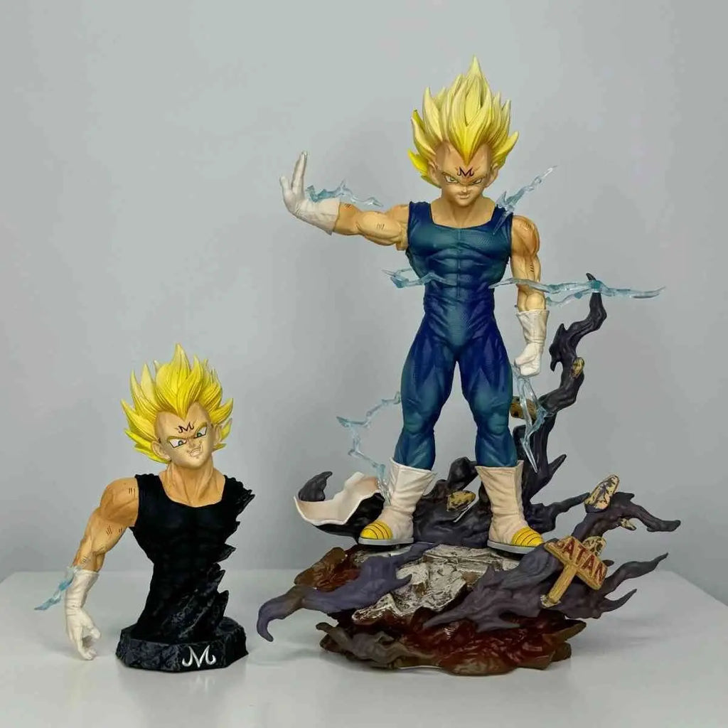 Dragon Ball Z Figur Majin Vegeta Anime Figur 22cm PVC Actionfiguren Dekoration Sammlung Modell Spielzeug Kinder Weihnachtsgeschenke