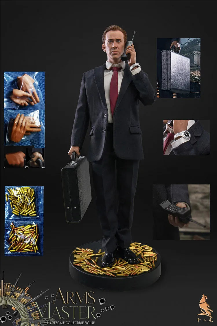 In Stock 12 o'clock Studio T001 1/6 Armament Master Nicolas Cage War King 12inch Action Figure Model Toys Collection Ornament