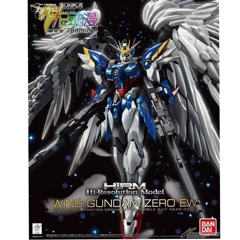 BANDAI ORIGINAL HIRM REGULAR EDITION XXXG-00W0 WING GUNDAM ZERO EW AUF LAGER Anime-Actionfigur, Bausatz, Spielzeug, Geschenk